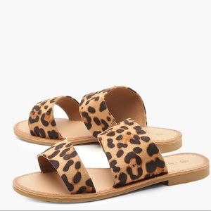 Boohoo Leopard Print Sandals🖤